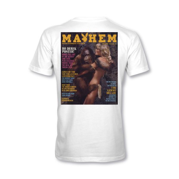 MYHEM KUSTOMZ Unisex Regular T-Shirt (MY60002) / Kollektion: Playboy, weiss