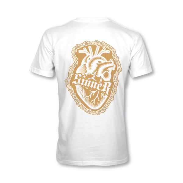 MYHEM KUSTOMZ Unisex Regular T-Shirt (MY60002) / Kollektion: Sinner, weiss