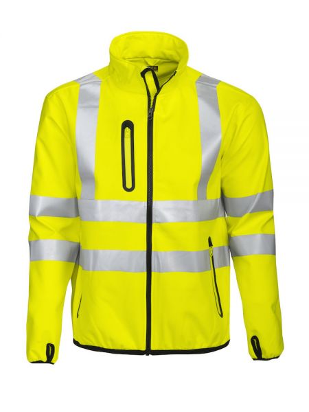 Projob 6412 SOFTSHELL-JACKE EN ISO 20471 KLASSE 3