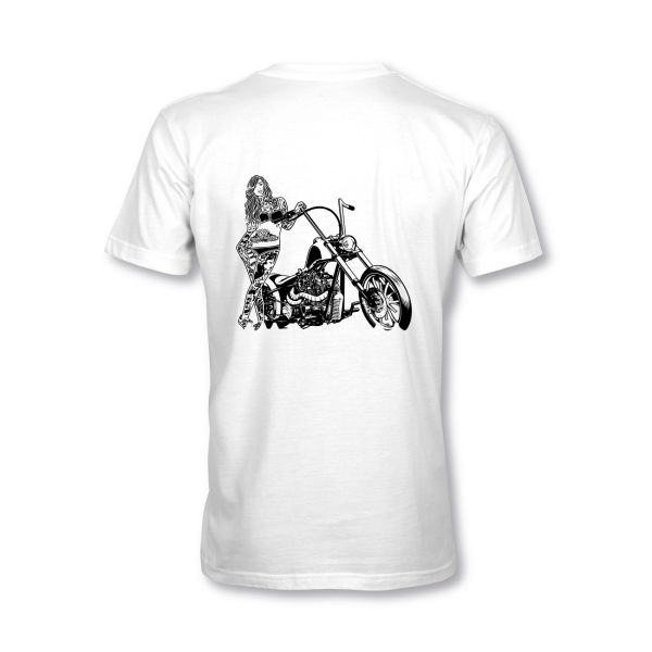 MYHEM KUSTOMZ Unisex Regular T-Shirt (MY60002) / Kollektion: Fallen Angel, weiss