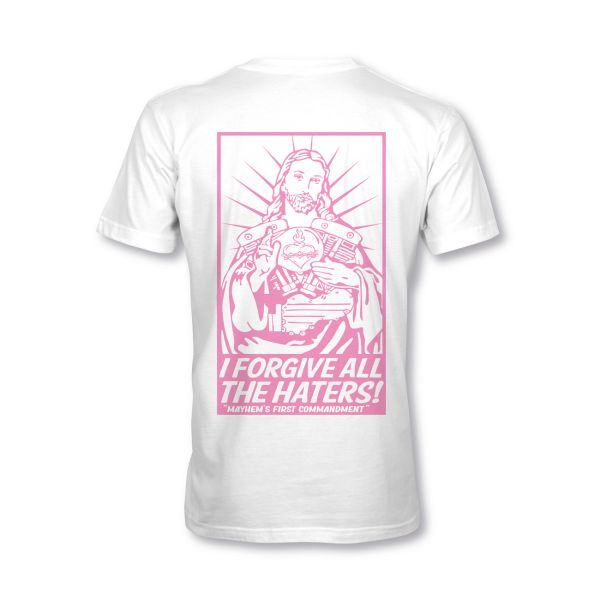 MYHEM KUSTOMZ Unisex Regular T-Shirt (MY60002) / Kollektion: Gebote & Sayings, weiss