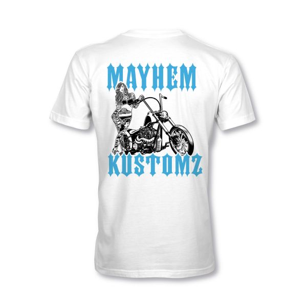 MYHEM KUSTOMZ Unisex Regular T-Shirt (MY60002) / Kollektion: Fallen Angel, weiss