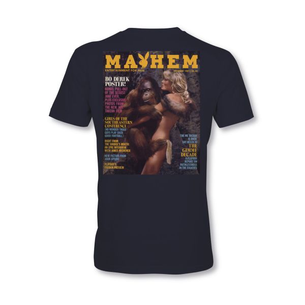 MYHEM KUSTOMZ Unisex Regular T-Shirt (MY60002) / Kollektion: Playboy, schwarz