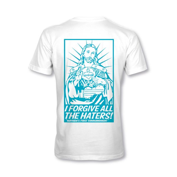 MYHEM KUSTOMZ Unisex Regular T-Shirt (MY60002) / Kollektion: Gebote & Sayings, weiss