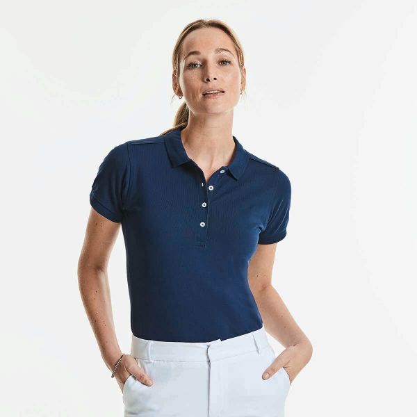 RUSSELL 566F, Ladies Stretch Polo 210g/m2, figurnah