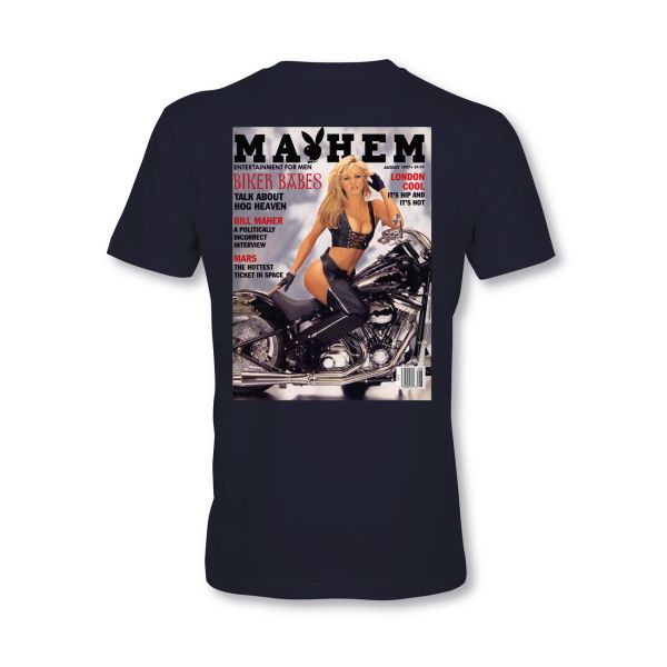 MYHEM KUSTOMZ Unisex Regular T-Shirt (MY60002) / Kollektion: Playboy, schwarz