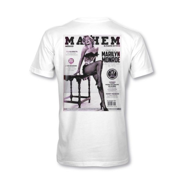 MYHEM KUSTOMZ Unisex Regular T-Shirt (MY60002) / Kollektion: Playboy, weiss