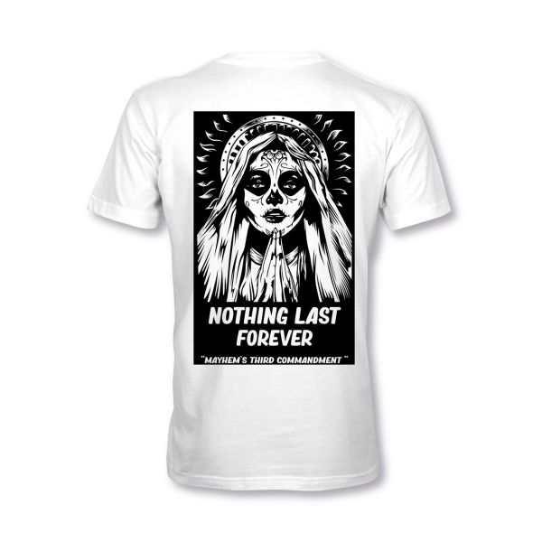 MYHEM KUSTOMZ Unisex Regular T-Shirt (MY60002) / Kollektion: Gebote & Sayings, weiss