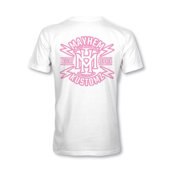 MYHEM KUSTOMZ Unisex Regular T-Shirt (MY60002) / Kollektion: Mayhem Build, weiss