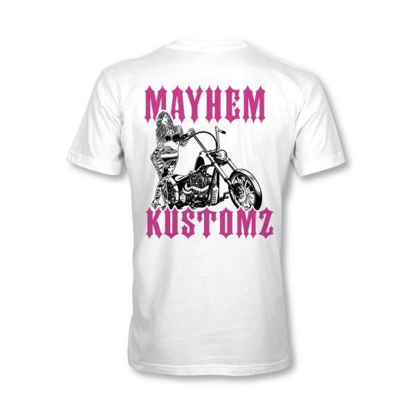 MYHEM KUSTOMZ Unisex Regular T-Shirt (MY60002) / Kollektion: Fallen Angel, weiss
