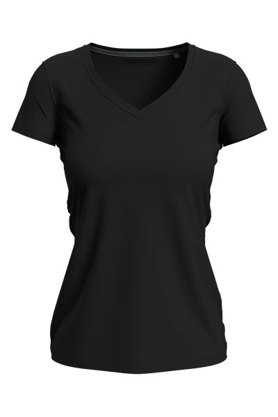 Stedman® Damen Claire V-Neck T-Shirt 170 g/m², 5% Elasthan (ST9710)