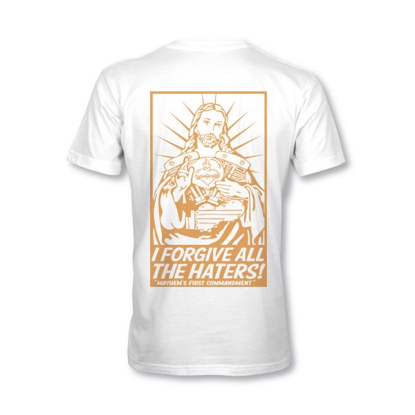 MYHEM KUSTOMZ Unisex Regular T-Shirt (MY60002) / Kollektion: Cafe Racer, weiss