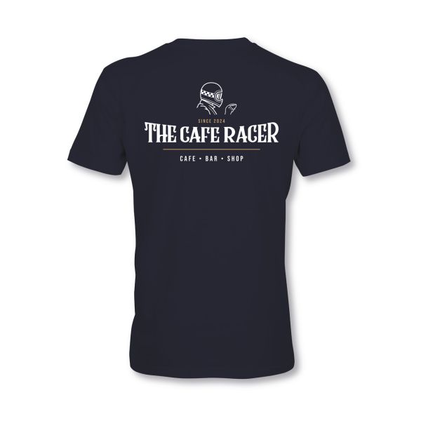 MYHEM KUSTOMZ Unisex Regular T-Shirt (MY60002) / Cafe Racer Lettering, schwarz