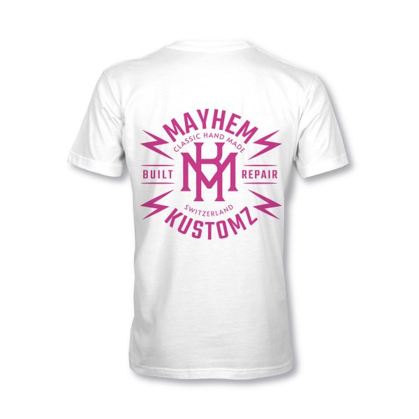 MYHEM KUSTOMZ Unisex Regular T-Shirt (MY60002) / Kollektion: Build, weiss