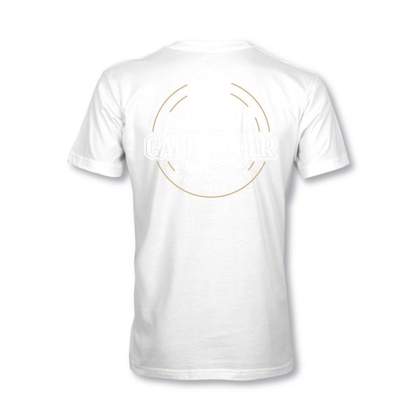 MYHEM KUSTOMZ Unisex Regular T-Shirt (MY60002) / Cafe Racer New, weiss