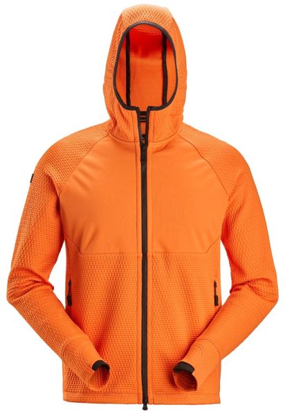 8405 Snickers FlexiWork Midlayer-Kapuzenjacke mit durchgehendem Reissverschluss