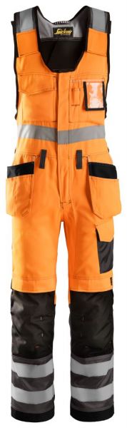 0213 Snickers High-Vis Kombihose mit Holstertaschen, Klasse 2