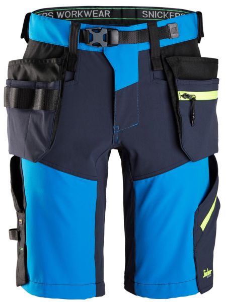 6140 Snickers FlexiWork Softshell Stretch-Shorts mit Holstertaschen