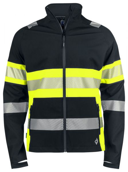 6442 WASSER- UND WINDDICHTE SOFTSHELL JACKE EN ISO 20471 KLASSE 1