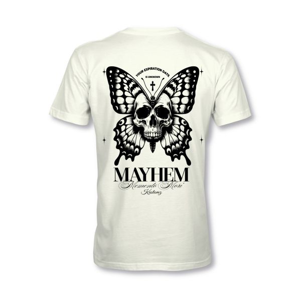 MYHEM KUSTOMZ Unisex Regular T-Shirt (MY60002) / Kollektion: Memento Mori, natur
