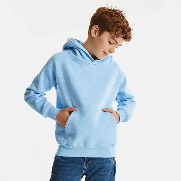 RUSSELL 575B Kinder Sweatshirt Hoodie 295 g/m²