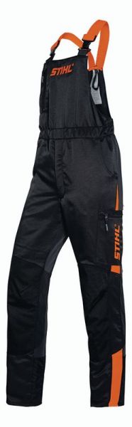 STIHL Dynamic WA-Schnittschutz-Latzhose anthrazit/orange, Grösse 56