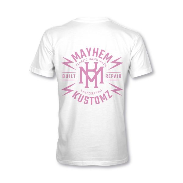 MYHEM KUSTOMZ Unisex Regular T-Shirt (MY60002) / Kollektion: Build, weiss