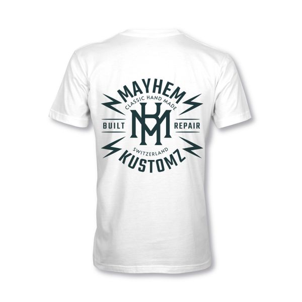 MYHEM KUSTOMZ Unisex Regular T-Shirt (MY60002) / Kollektion: Build, weiss