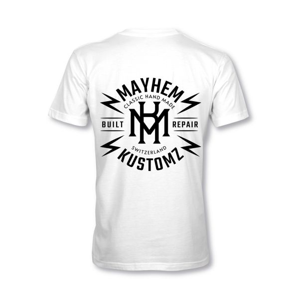 MYHEM KUSTOMZ Unisex Regular T-Shirt (MY60002) / Kollektion: Build, weiss