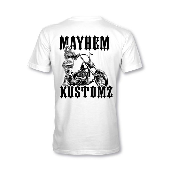 MYHEM KUSTOMZ Unisex Regular T-Shirt (MY60002) / Kollektion: Fallen Angel, weiss