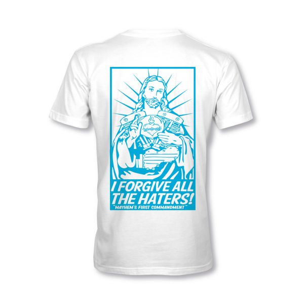 MYHEM KUSTOMZ Unisex Regular T-Shirt (MY60002) / Kollektion: Cafe Racer, weiss