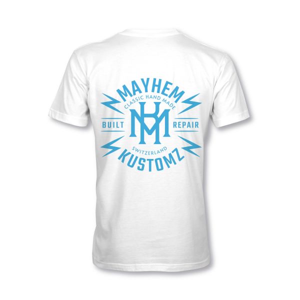 MYHEM KUSTOMZ Unisex Regular T-Shirt (MY60002) / Kollektion: Build, weiss