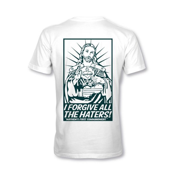 MYHEM KUSTOMZ Unisex Regular T-Shirt (MY60002) / Kollektion: Cafe Racer, weiss