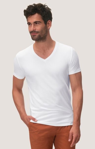 HAKRO Modell 272 - V-Shirt Stretch