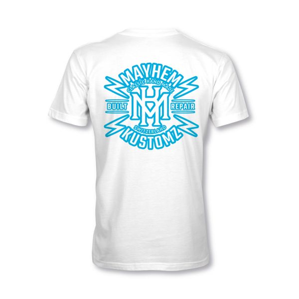 MYHEM KUSTOMZ Unisex Regular T-Shirt (MY60002) / Kollektion: Mayhem Build, weiss
