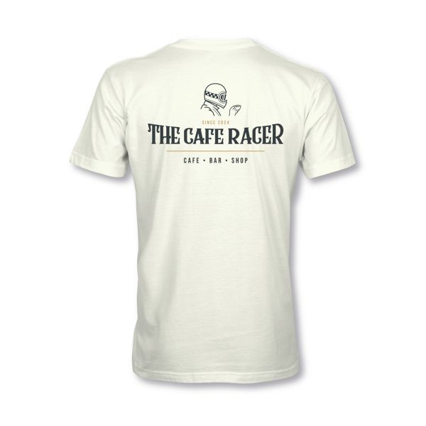 MYHEM KUSTOMZ Unisex Regular T-Shirt (MY60002) / Cafe Racer Lettering, natur
