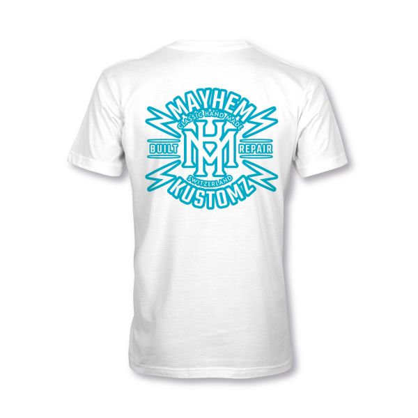 MYHEM KUSTOMZ Unisex Regular T-Shirt (MY60002) / Kollektion: Mayhem Build, weiss