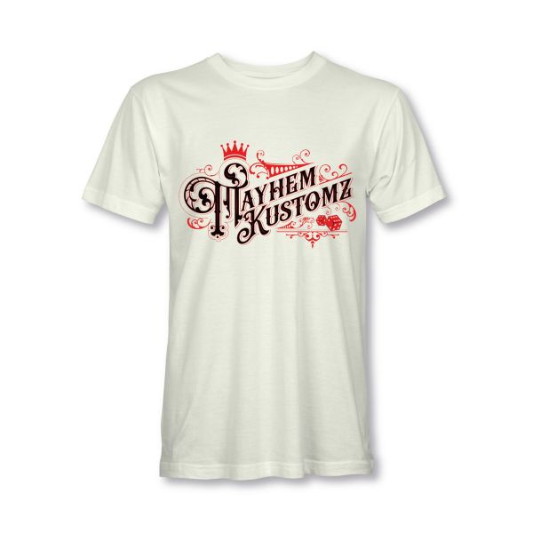 MAYHEM KUSTOMZ Unisex Regular T-Shirt (MY60002) / Kollektion: Mayhem Lettering, natur