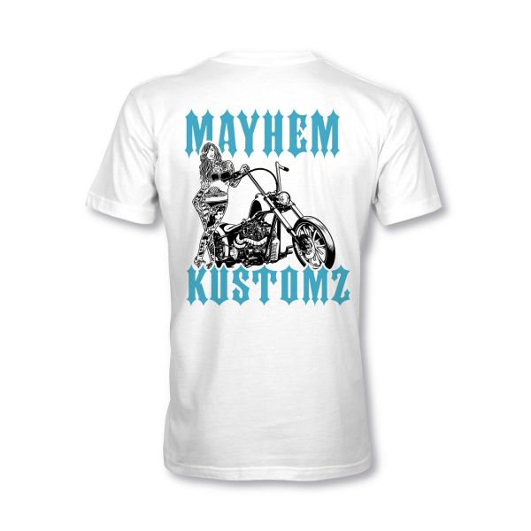 MYHEM KUSTOMZ Unisex Regular T-Shirt (MY60002) / Kollektion: Fallen Angel, weiss