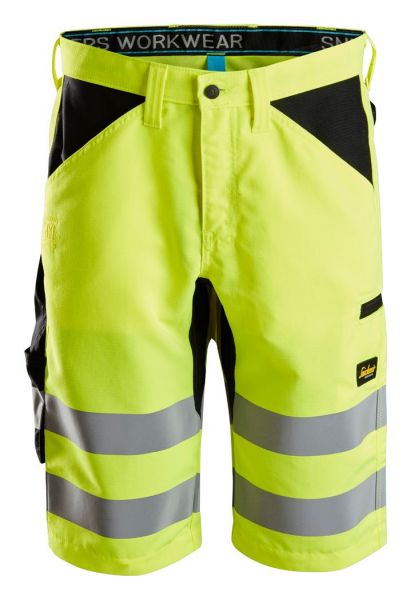 6132 Snickers LiteWork, High-Vis Shorts+ Klasse 1