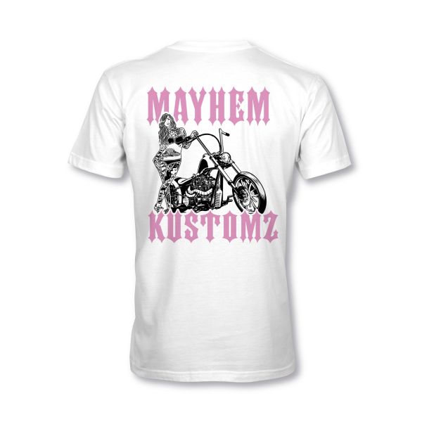 MYHEM KUSTOMZ Unisex Regular T-Shirt (MY60002) / Kollektion: Fallen Angel, weiss