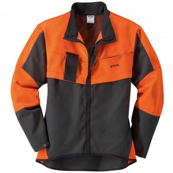 STIHL Economy Plus Jacke anthrazit/orange, Grösse XL