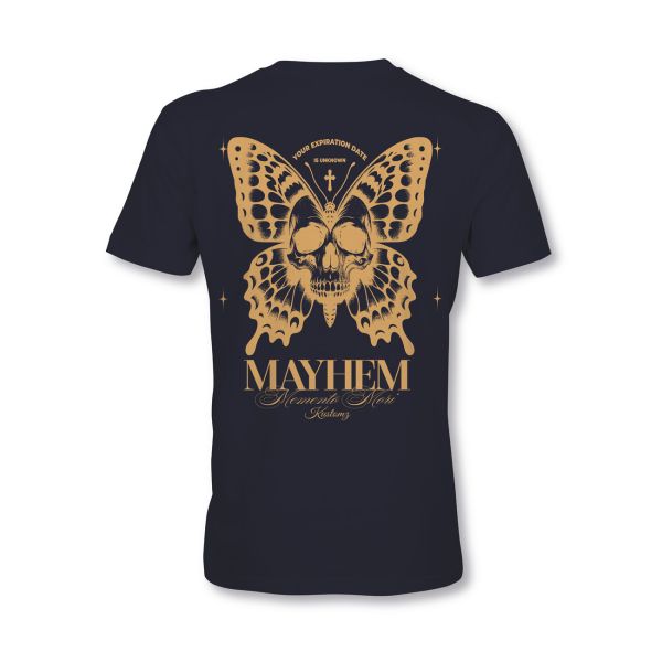MYHEM KUSTOMZ Unisex Regular T-Shirt (MY60002) / Kollektion: Memento Mori, schwarz