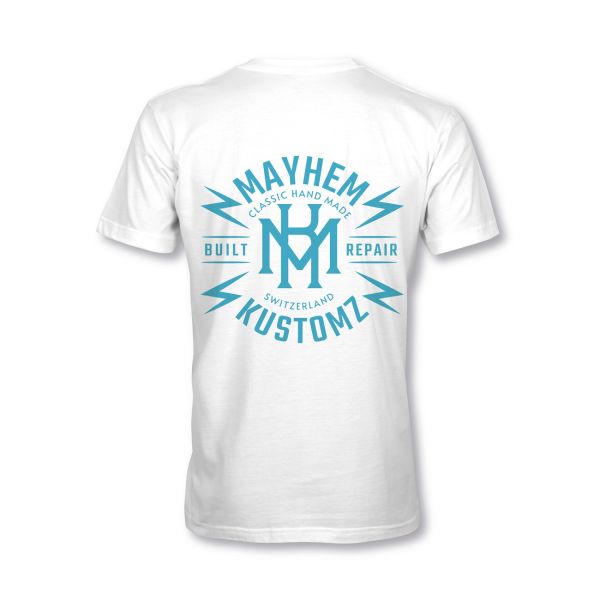 MYHEM KUSTOMZ Unisex Regular T-Shirt (MY60002) / Kollektion: Build, weiss
